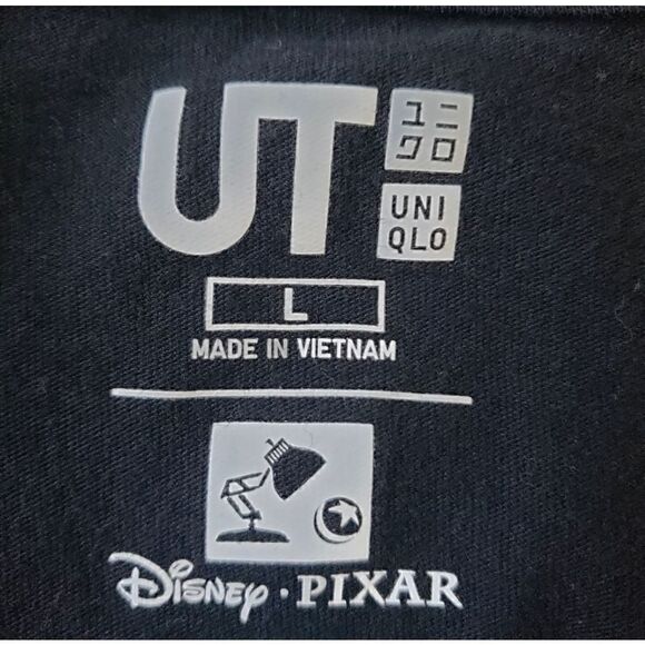 Disney Boys Black Buzz Lightyear Graphic T-shirt L Crewneck Short-Sleeve - Picture 4 of 7